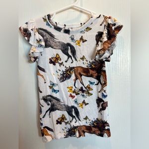 Posh Peanut ruffle tee size 2T